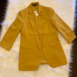 Mustard color blazer